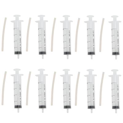 10 ks Dávkovač liekov pre domáce zvieratá Striekačka pre vtáky Kŕmidlo pre holuby Injektor na kŕmenie vtákov