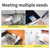 0.06/0.15mm Aluminum Foil Tape Fiberglass Kitchen Duct Countertop Wall AntiOil Pipe Repair Metal Shielding Signal