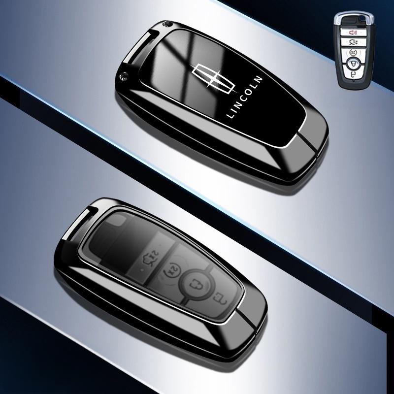 TPU Car Key Cover Case Bag for Lincoln Continental MKC MKZ MKX Navigator Z Nautilus Aviator Corsair 2017 2018 2019 2022 Keychain UU111