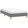Vidaxl Bed Frame Without Mattress, Dark Gray, 80X200 Cm, Upholstered