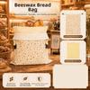 Sacos de Pão Reutilizáveis de Cera de Abelha Sacos de Armazenamento de Alimentos Revestidos com Cera de Abelha Sacos para Pão de Fermentação Natural Armazenamento de Queijo