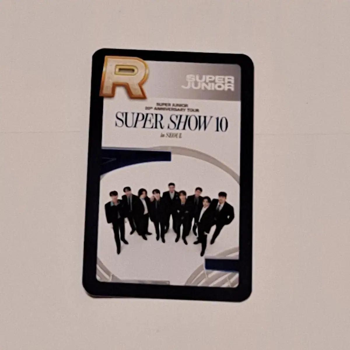 

Superjunior Super Show 10 Shoe M Group Photocard