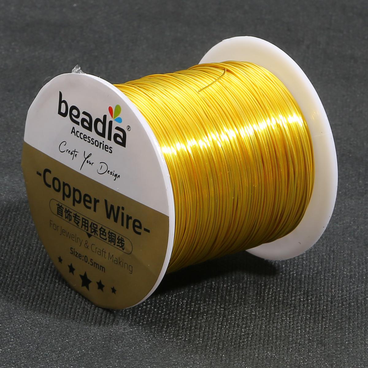 

Шнур из сплава, проволока для бисера, DIY ремесло, изготовление ювелирных изделий, шнур, аксессуары 0.5mm 110M золотой