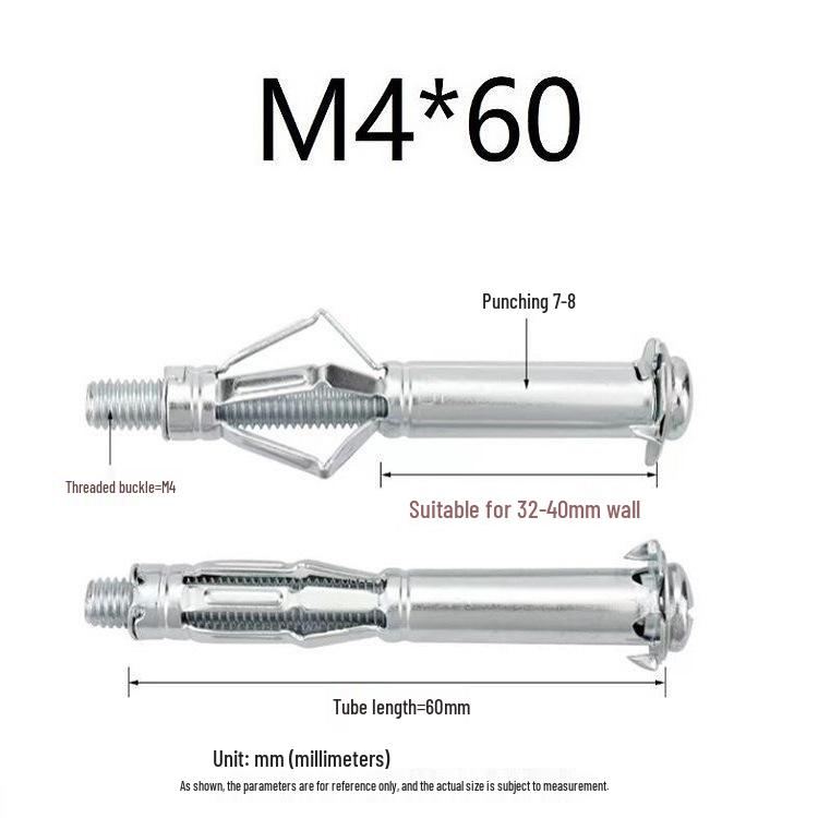 Hollow Wall Gecko Screw Drywall Anchor Expansion Bolt