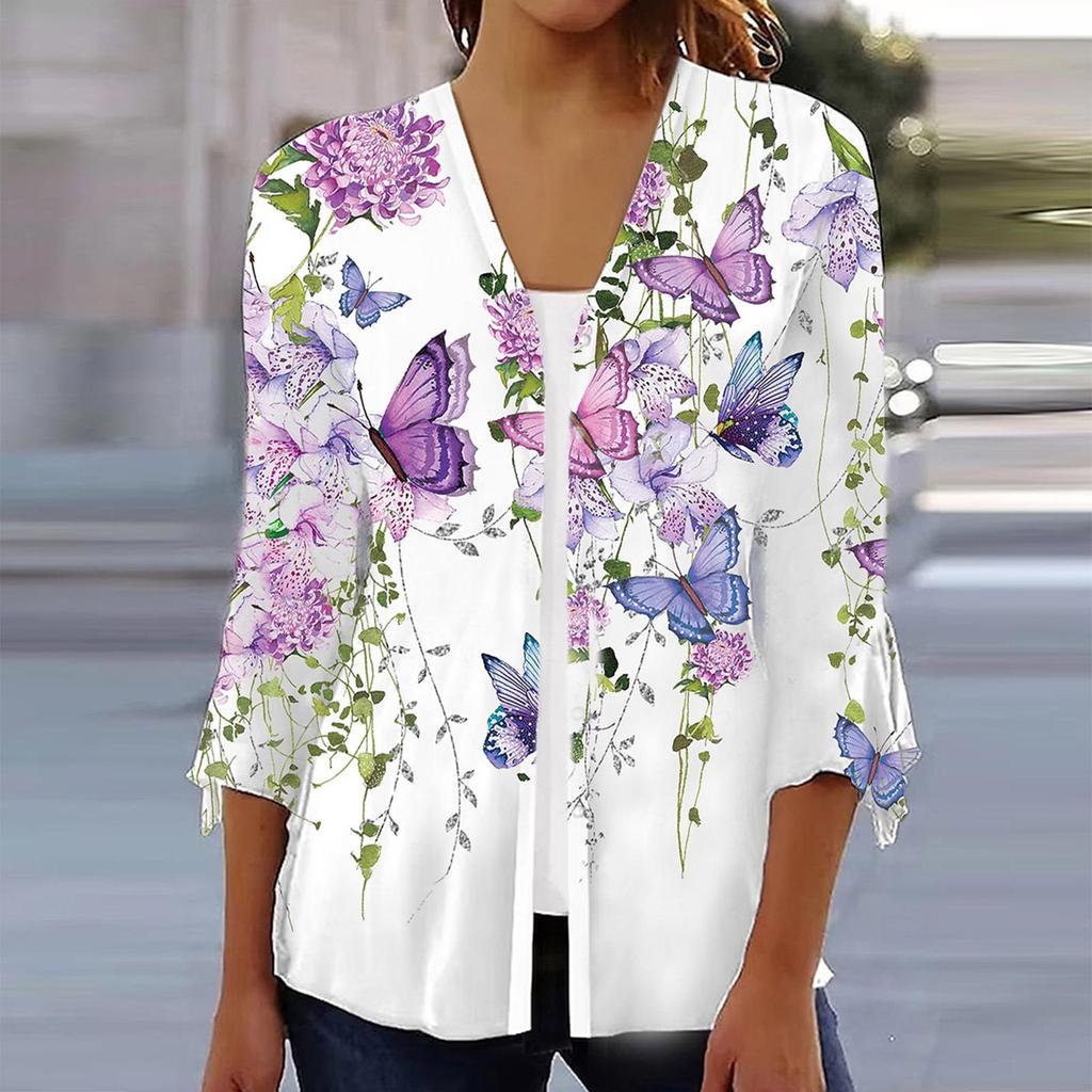 Women's Summer Sunscreen Cardigan Shawl: Versatile, Thin, Short Style, Plus Size Available.