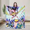 Sailor Moon Plush Blankets Kids Adult Flannel Throw Blanket For Couch Chair Soft Custom DIY Quality Bedspread Gift Idea