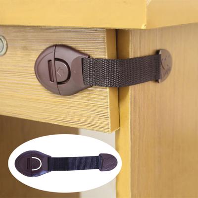 Rotatable Adhesive Cabinet Drawer Fridge ABS Children Baby Safety Lock Latch