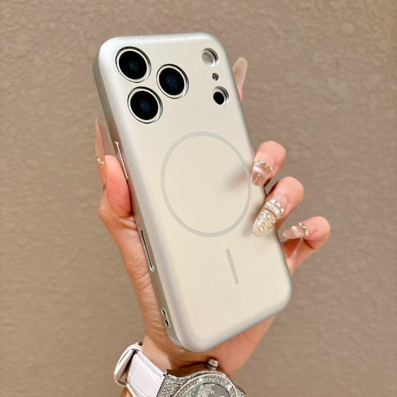 Matte finish Liquid Silicone For Case For For Iphone 17 16 1 14 13 Pro Max Magnetic Wireless Charger Fall prevention Cover