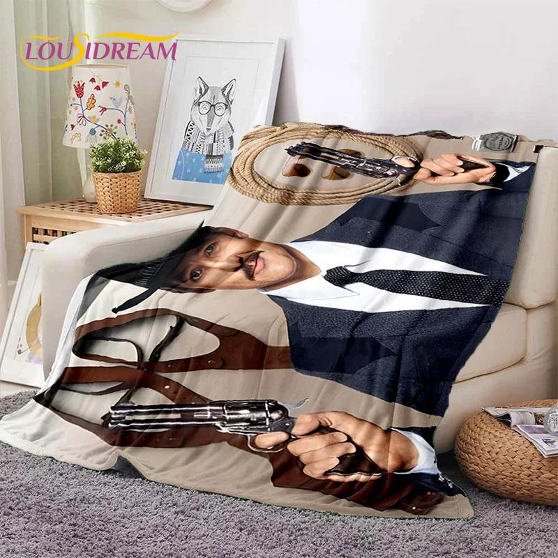Jose Pedro Pascal Actor Star Soft Flannel Blanket for Beds Bedroom Sofa Picnic,Throw Blanket for Cover Outdoor Leisure Nap Gift