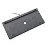 K1000 Thin Wired Multimedia Keyboard with No Logo - Chocolate Design for Laptops