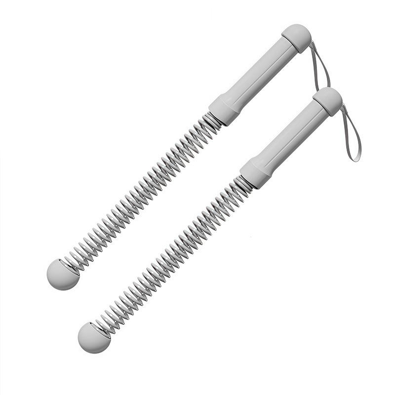 2Pcs Unisex Cordless Battle Rope Multifunctional Power Training System Arm Strength Home Gym Equipment for Full Body Workout