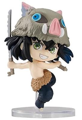 Chima! Chara Demon Slayer 1 — Inosuke Hashibira (single), a Chibi-style Gashapon Capsule Toy Figure.