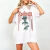Retro Gothic Vampire Horror Movie Costume Summer New Style Cotton Casual Fashionable Printed TShirt for Both Unisex and Women