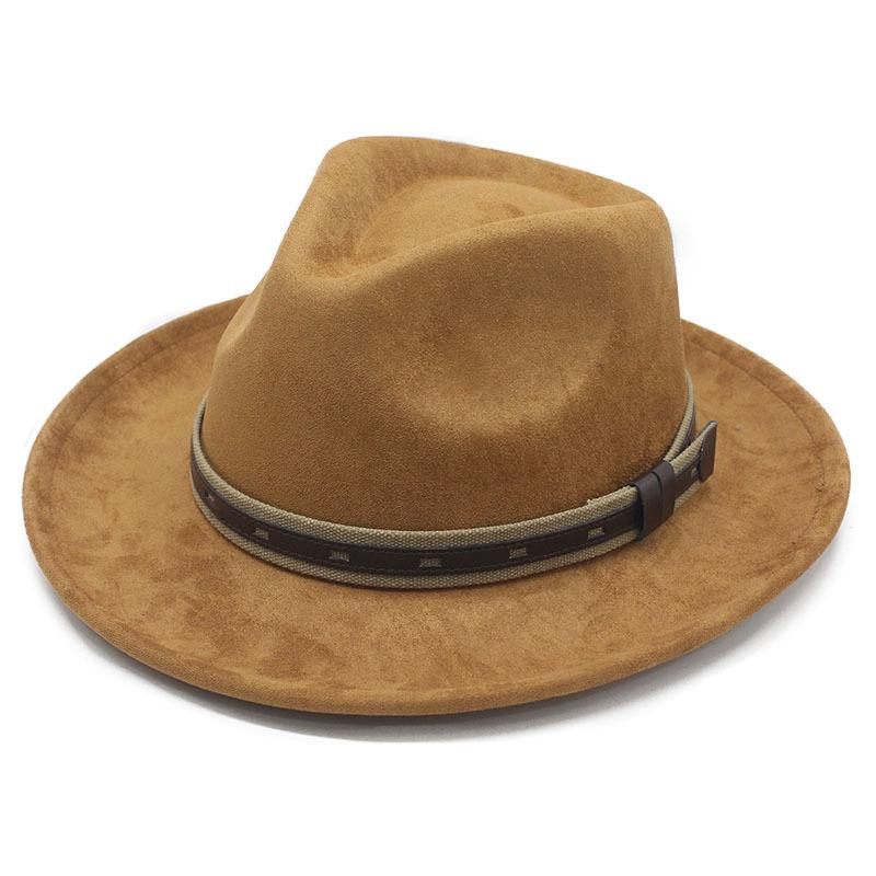 Europe and the United States Sell Autumn and Winter Hats, Suede, Cowboy Hats, Butterflies, Men's Jazz Top Hats, Felt Hats