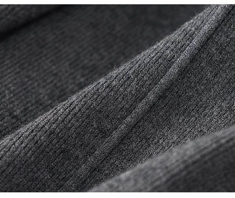 New White Wide-Leg Knitted Pants with Drawstring - Loose, Thickened, Plus Size for Autumn & Winter Casual Wear