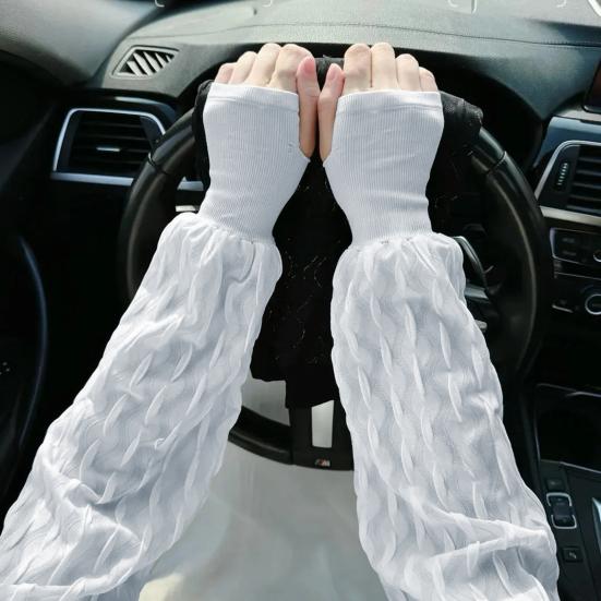 Arm Sleeve for Men Women UV Sun Protection Long Gloves