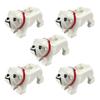 Mattoncini Compatibili Animali per Bambini MOC cane da Polizia con pelo dorato husky bulldog chihuahua modello mattoncini bambini Giocattoli Fai da Te 5p