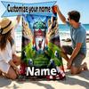 Custom Name Personalized Liverpool F.C Print Beach Towel, for Trip Camping Beach Party Home Decor, Birthday Gift for Family & Friends