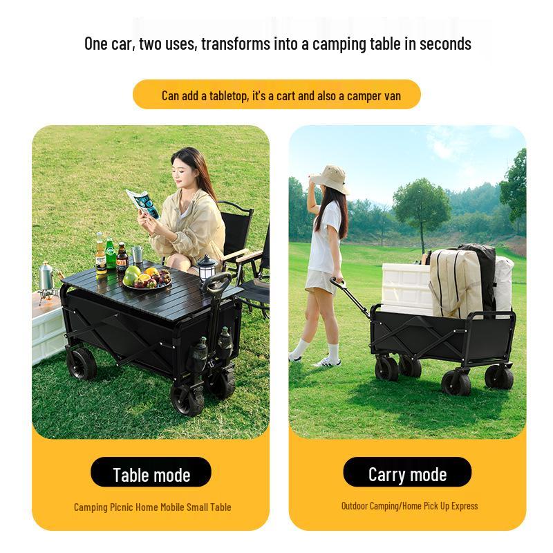 Multifunctional Off-Road Folding Camping Cart for Kids