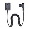 V-monterad D-Tap till batteriadapter lindad kabel för S ony DSLR-kamera