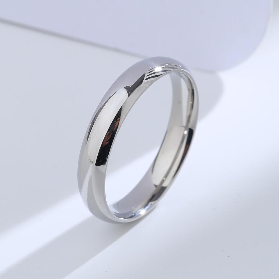 Buyee Срібна каблучка 925 проби для пари Старі стилі Проста каблучка на палець для жінок Чоловіків Мода Класична Весільна Тонка ювелірна прикраса Коло
