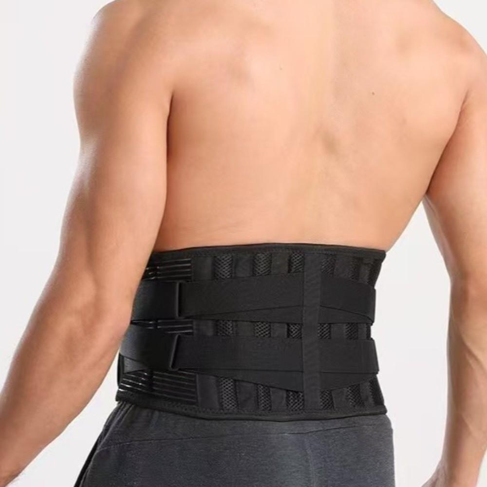 16-hole Mesh Breathable Waist Braces Anti-skid Lumbar Support Belt Waist Trainer  Sports Protective