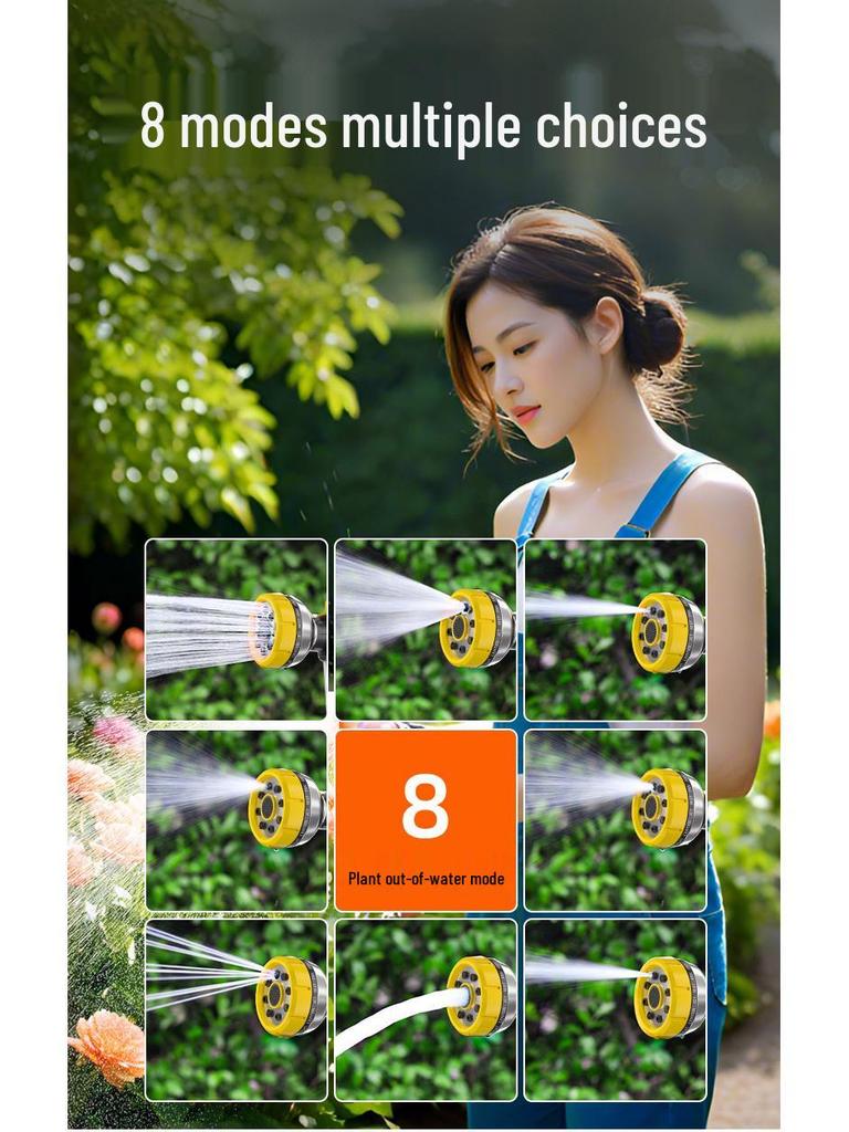 8-in-1 Foam Water Gun: Multi-function Spray for Home, Garden, and Car Wash