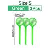 3Pcs Plant Self Watering Sphere Automatic Watering Clear Plastic Plant Water Bulbs Drip Irrigation System Household Garden Flower Plant
