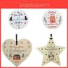 Wooden Christmas Decorations Gift Bauble Commemorating The Lockdown 2020**