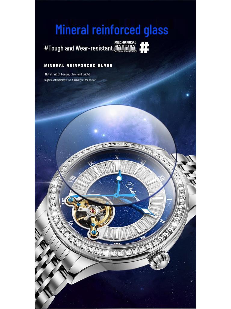 Durham Wei New Swan 2025 Herren Mechanische Uhr - Vollautomatisch, Wasserdicht, Leuchtend, High-End Design