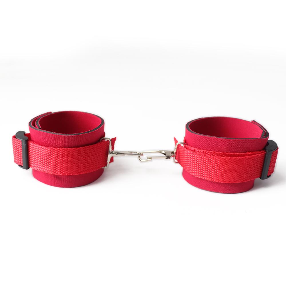 Bett BDSM Bondage Erotische Sexspielzeuge für Erwachsene für Frauen Paare Spiele Nylon Handschellen Fußfesseln Unter Sexspielzeug Sexuelles Zubehör