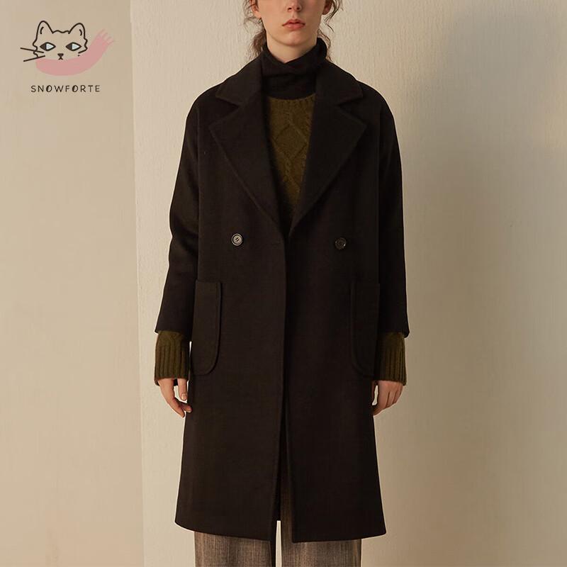 

Женское пальто-макси из 90% шерсти и 10% кашемира DW18-304 M165/88A