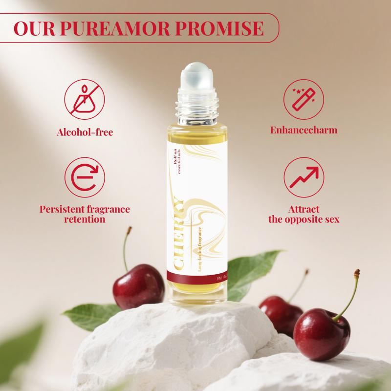 10Ml Fragrance Oil Roll On Fragrance Fresh Elegant Cherry Scent Lasting Fragrance Dating Daily Use