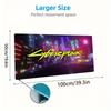 Cyberpunk 2077 Color Mouse Pad Large Gaming Table Cushion Non-slip Laptop Tablet Big Mousepad XXL Mat Mini PC Playmat With Lock edge