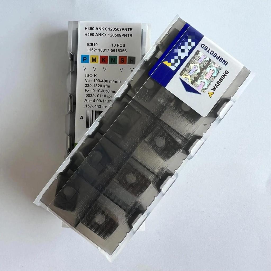 H490ANKX120508PNTR IC810 /Industrial indexable Carbide Inserts 10 PCS