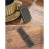 W89C Leather Bookmarks Book Page Clip Page Holder for Reading