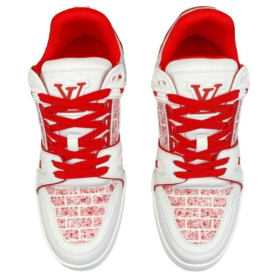 LOUIS VUITTON X Lady Pink Trainers 350 'White Red' 1A9V5M
