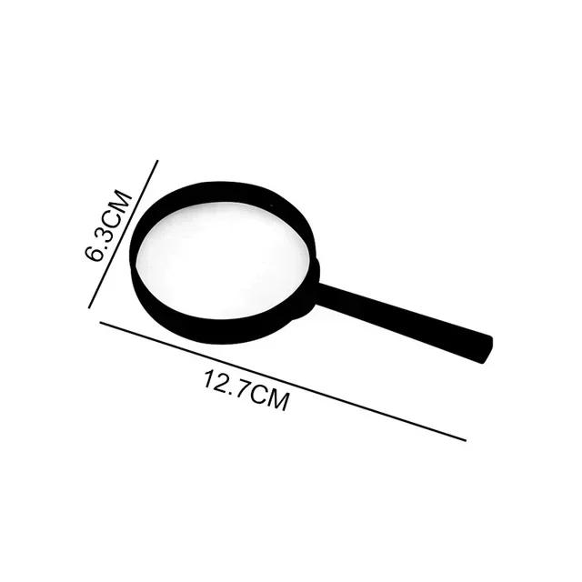 3x Hand-Held Reading Magnifiers Portable Toy Magnifier Children Magnifying Glass for Experiment Stationery Tools