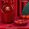 Chinese Style Red Melamine Wedding Candy & Fruit Tray