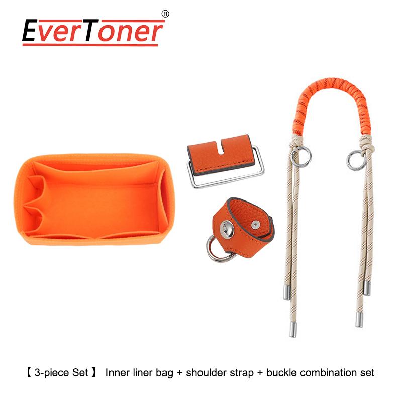 EverToner Fashion Handmade Woven Handbags Strap for H lunch box bag modified buckle/inner liner Universal Bag Parts Accessories