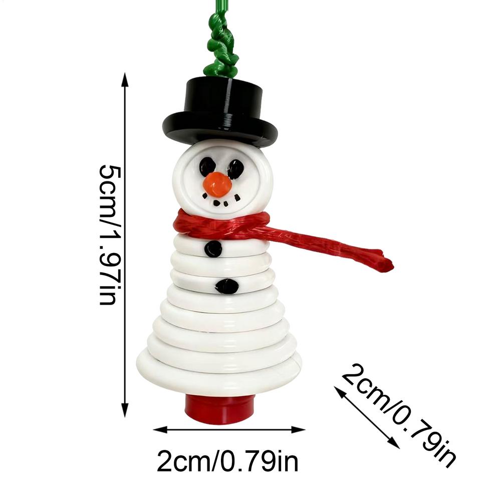 2025 Christmas DIY Button Decoration Snowman Santa Claus Angel Tree Pendant Ornaments Xmas Navidad Hanging 2026 Party Supplies