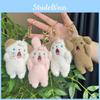 Beautifully Crafted Plush Dog And Rabbit Keychains Super Soft Lovable Collectible Toys