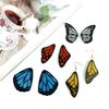 Resin Jewelry Molds Earring Silicone Molds Butterfly-Wing Epoxy Resin Casting Molds with Hole for DIY Pendant,Keychains