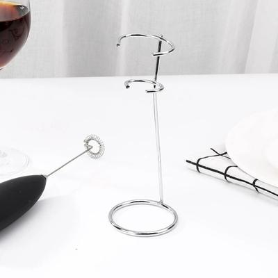 Metallständer Multifunktionaler Milchaufschäumerständer Universeller Eisen-Schneebesenhalter Robuster Schneebesen-Organizer Lebensmittelzubereitung