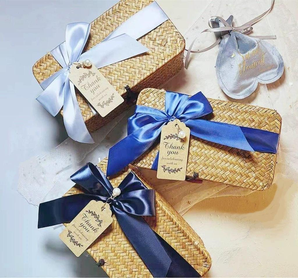 Creative Rattan Woven Wedding & Bridesmaid Souvenir Gift Box