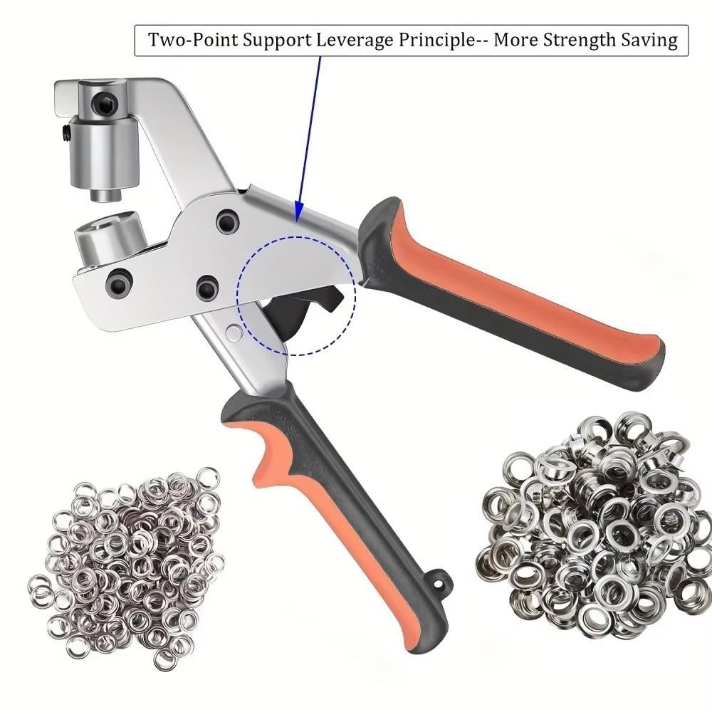 with Grommets Grommet Eyelet Plier Kit Manual Press Handheld Grommet Tool Kit  Hand Tool