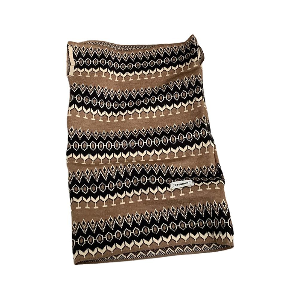 Leopard Print Earhook Neck Warmer Polka Point Pullover Cap Winter Cycling Thermal Mask  Outdoor