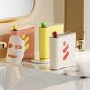 Caixa de Armazenamento de Máscara Facial Colorida Dopamina Criativa Caixa Organizadora de Mesa Cômoda Quarto Pode Colocar Geladeira Armazenamento Doméstico