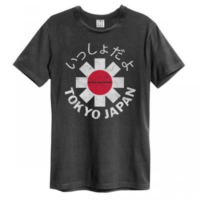 Amplified Camiseta unissex adulta Tóquio Japão Red Hot Chili Peppers