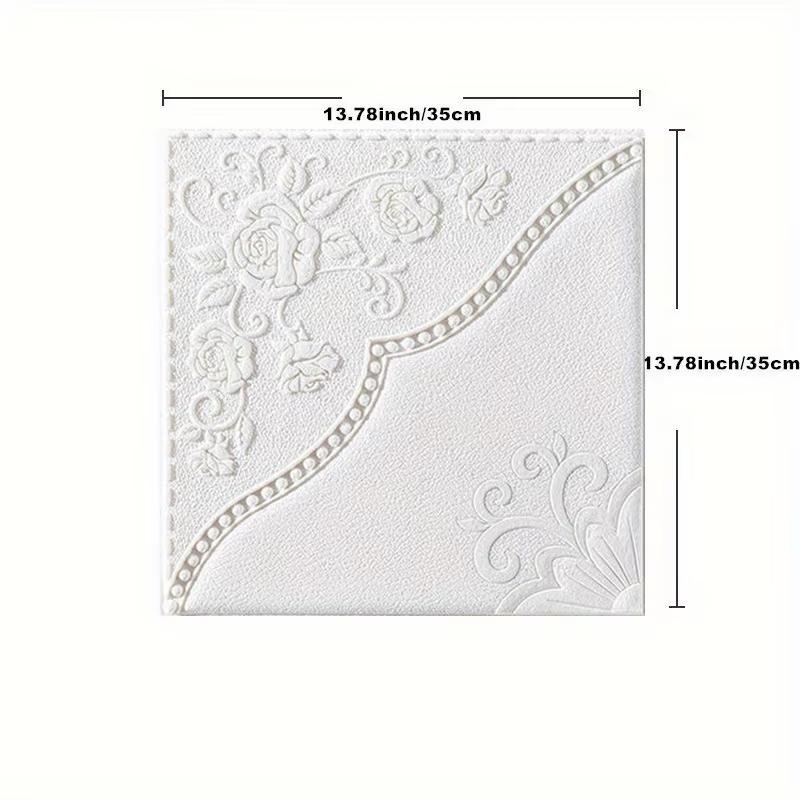 

Декоративные водонепроницаемые противоударные современные 3D потолочные самоклеящиеся обои 35 * 35 см для кухни, спальни, фона комнаты 4pcs 35x35cm